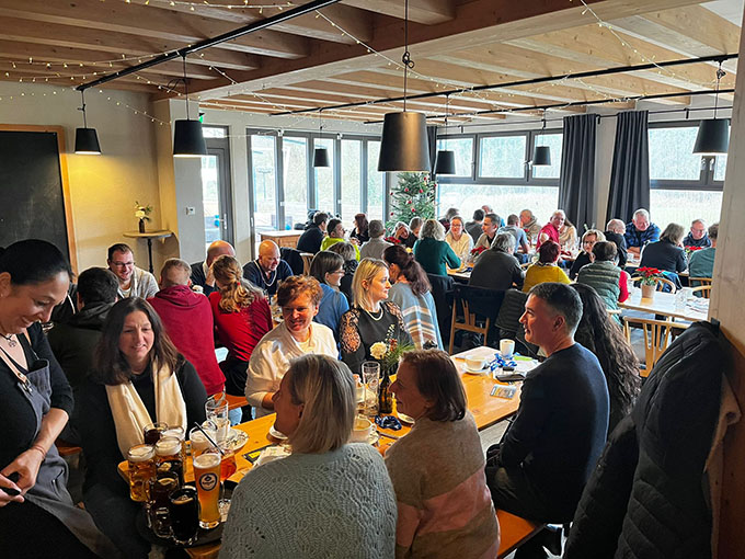 Fürst Carl Seenlandmarathon 2024: Team-Brunch in der Pflugsmühle
