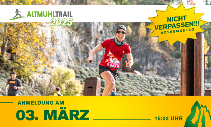 Altmühltrail 2025: Am Rosenmontag wird’s ernst