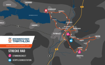 Die Radstrecke für den Brombachseetriathlon 2025 steht fest!
