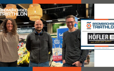 EDEKA Höfler wird offizieller Lebensmittelpartner des Brombachseetriathlons