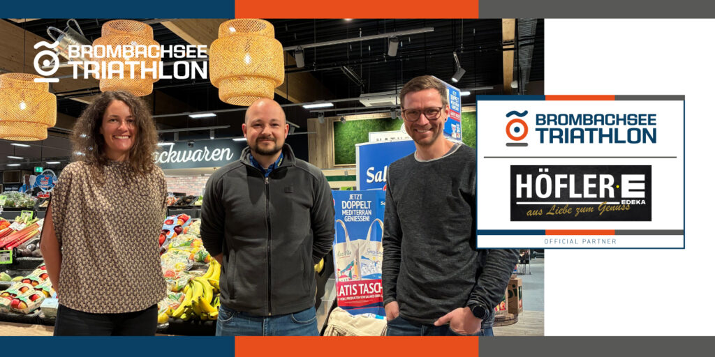 EDEKA Höfler wird offizieller Lebensmittelpartner des Brombachseetriathlons