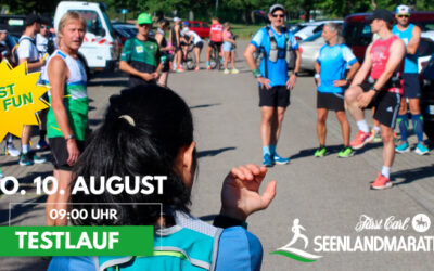 Herzliche Einladung zum Fürst Carl Seenlandmarathon Testlauf