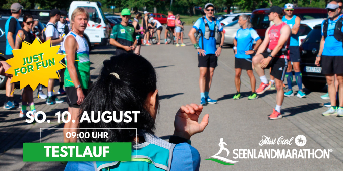 Herzliche Einladung zum Fürst Carl Seenlandmarathon Testlauf