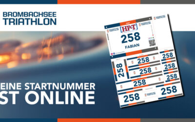 Startnummern für den Brombachseetriathlon jetzt online!