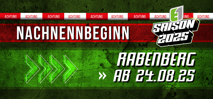 E1 Rabenberg – Nachnennbeginn ab 24.08.2025