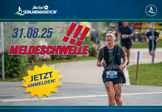 Letzte Meldeschwelle beim Fürst Carl Seenlandmarathon 2025