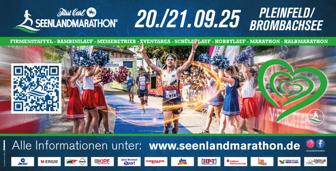 Rekordstarterfeld: Pleinfeld im Lauffieber beim Fürst Carl Seenlandmarathon 2025