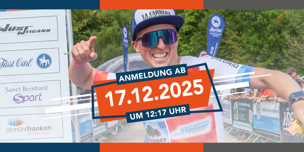 Start frei: Anmeldung des Brombachseetriathlon öffnet am 17.12. um 12:17 Uhr