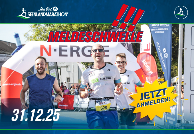 Fürst Carl Seenlandmarathon 2026: Frühbucherphase endet am 31. Dezember