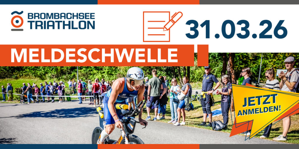Brombachseetriathlon 2026: Vergünstigte Startplätze nur noch bis Ende März