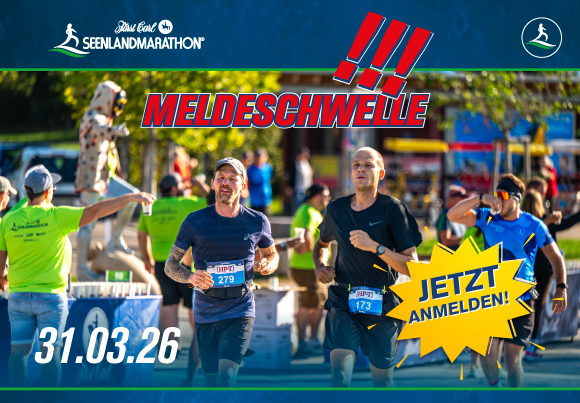 Fürst Carl Seenlandmarathon 2026: Aktuelle Preisstufe endet am 31. März