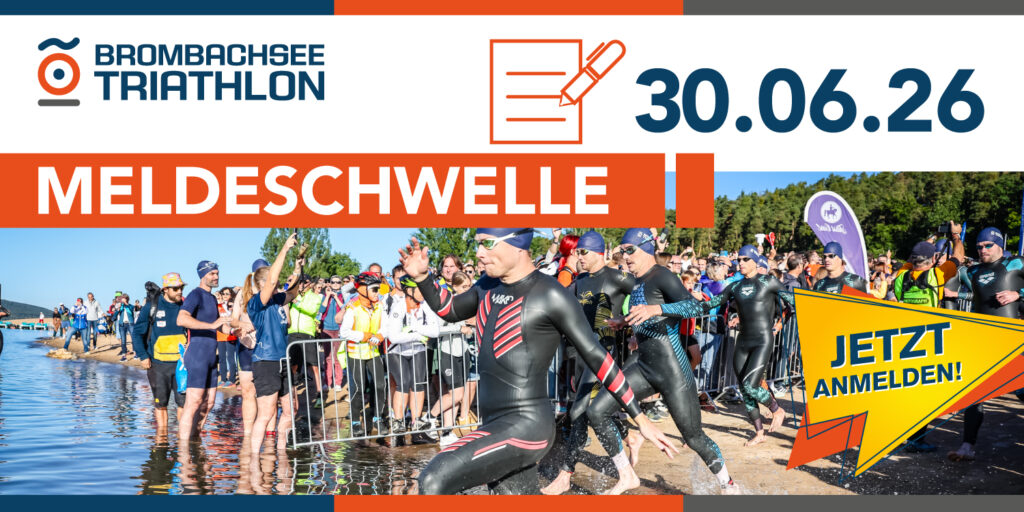 Nächste Meldeschwelle beim Brombachseetriathlon am 30. Juni