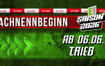 Enduro One Trieb 2026: Nachnennbeginn bereits am 6.6.2026!