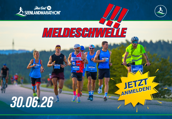 Fürst Carl Seenlandmarathon – Noch bis 30. Juni sparen