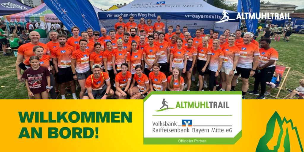 Volksbank Raiffeisenbank Bayern Mitte wird neuer Partner des Altmühltrail 2026
