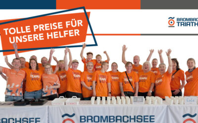 Helfen lohnt sich: Tolle Preise für die Helfer des Brombachseetriathlons