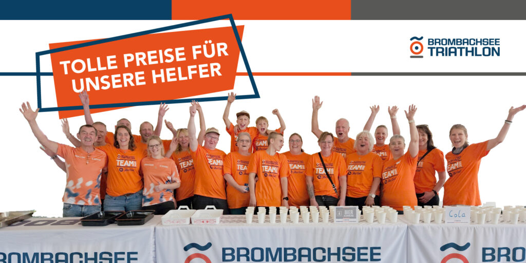 Helfen lohnt sich: Tolle Preise für die Helfer des Brombachseetriathlons