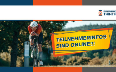 Teilnehmerinfos zum Brombachseetriathlon 2026 sind online