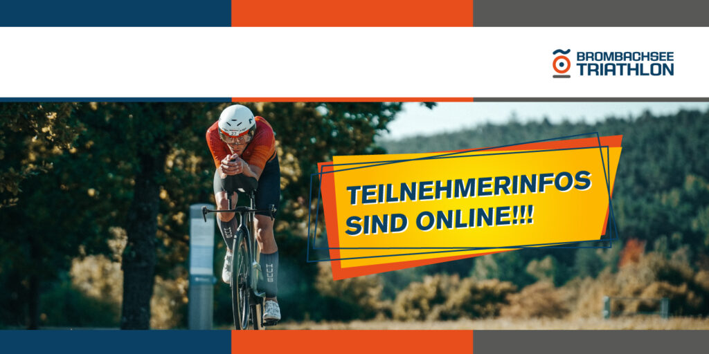 Teilnehmerinfos zum Brombachseetriathlon 2026 sind online