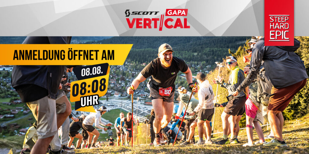 SCOTT GaPa Vertical 2027 – Anmeldung öffnet am 8.8.26 um 08:08 Uhr